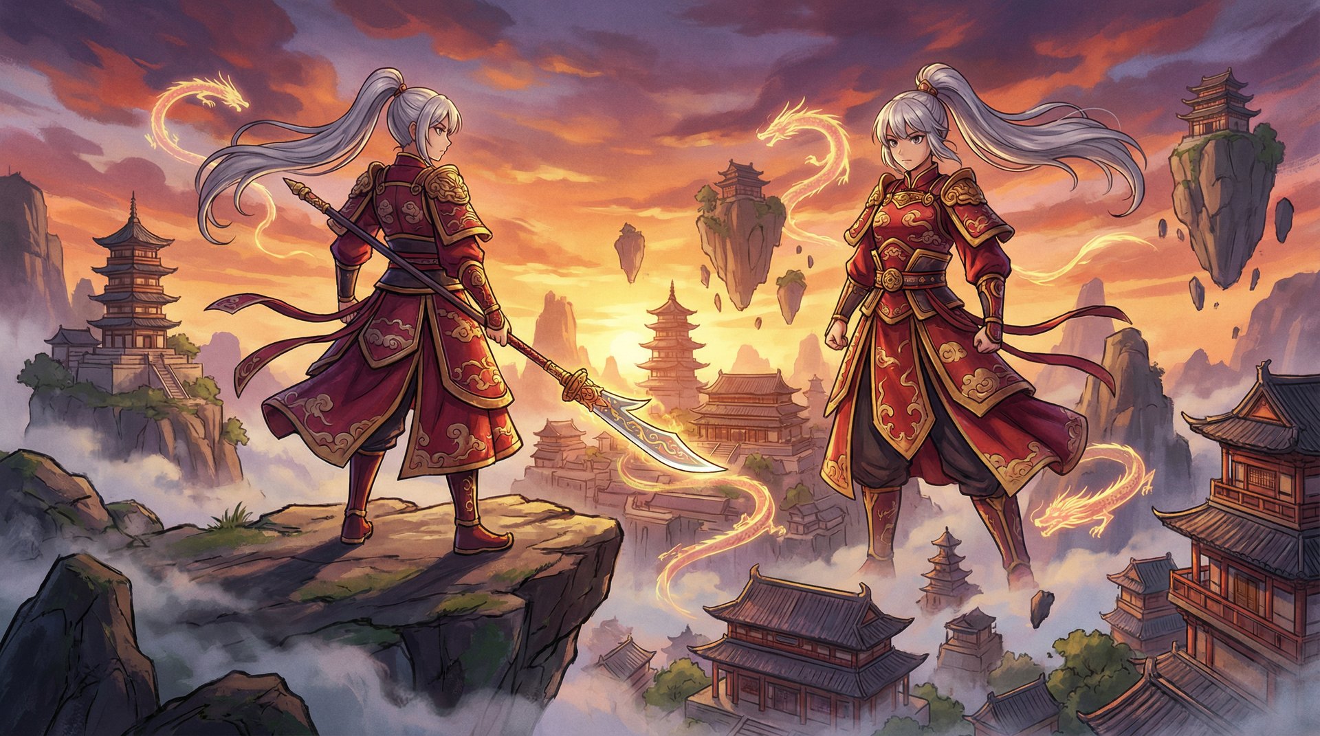 色虎视频精选动漫-幻境之刃少女战纪